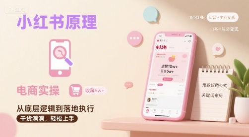 小红书原理以及详细实操流程，小红书电商教程-红薯之家